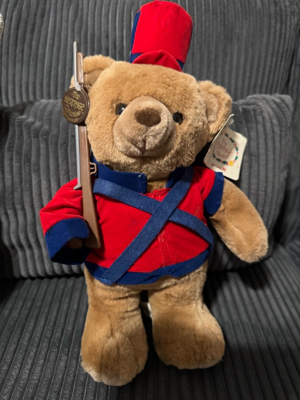 The Heritage Collection" vintage Soldier Teddy Bear brand new